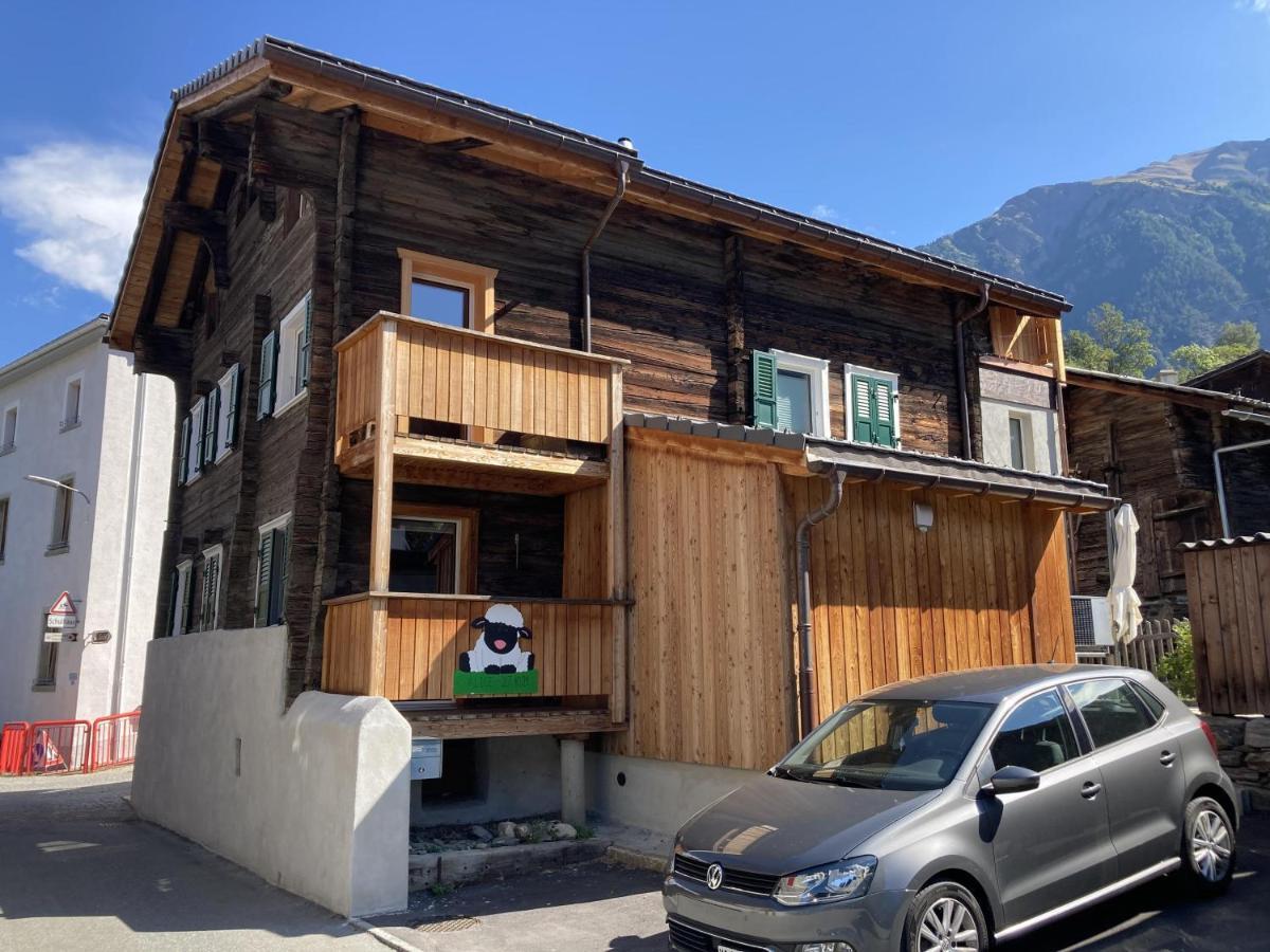 Ferienwohnung Dorfbrunnu Ried-Brig Exterior foto